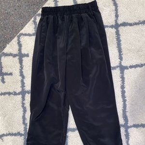 Silky Black Party Pants!